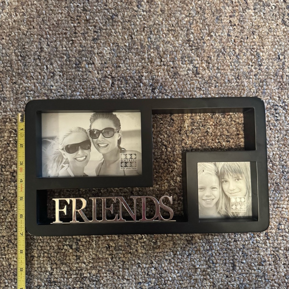 Friends 4x6, 3.5 x 3.5 photo,‎ picture frame Black - Picture 4 of 6